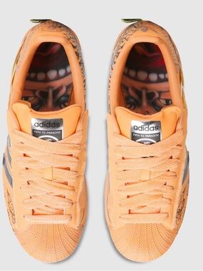 ADIDAS X HELLSTAR SUPERSTAR "CREAMSICLE" NWT US M7/W6